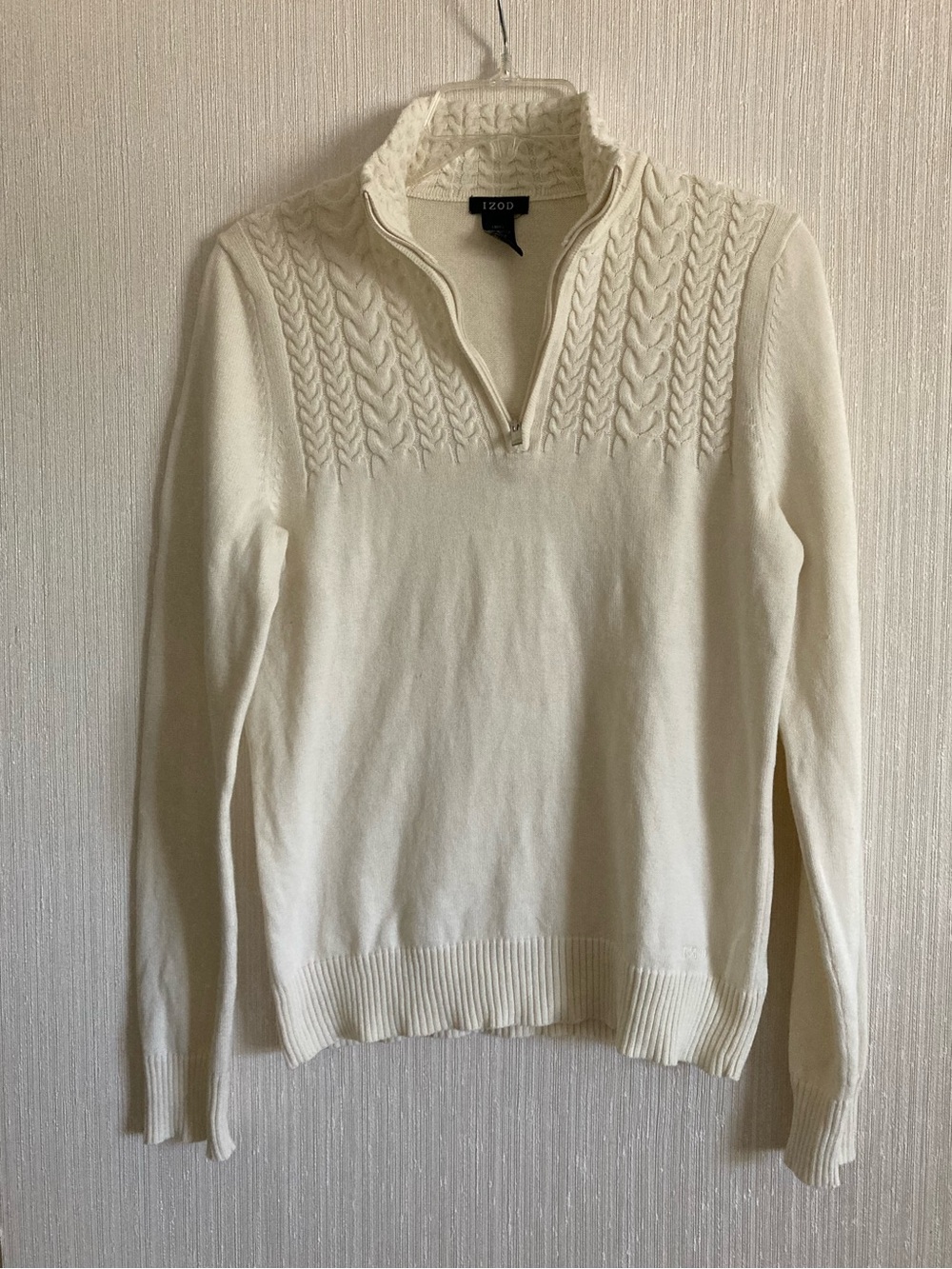 Izod quarter zip sweater